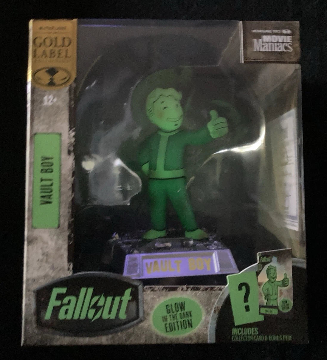 Fallout McFarlane Movie Maniacs Glowing Vault Boy Figur Neu & OVP