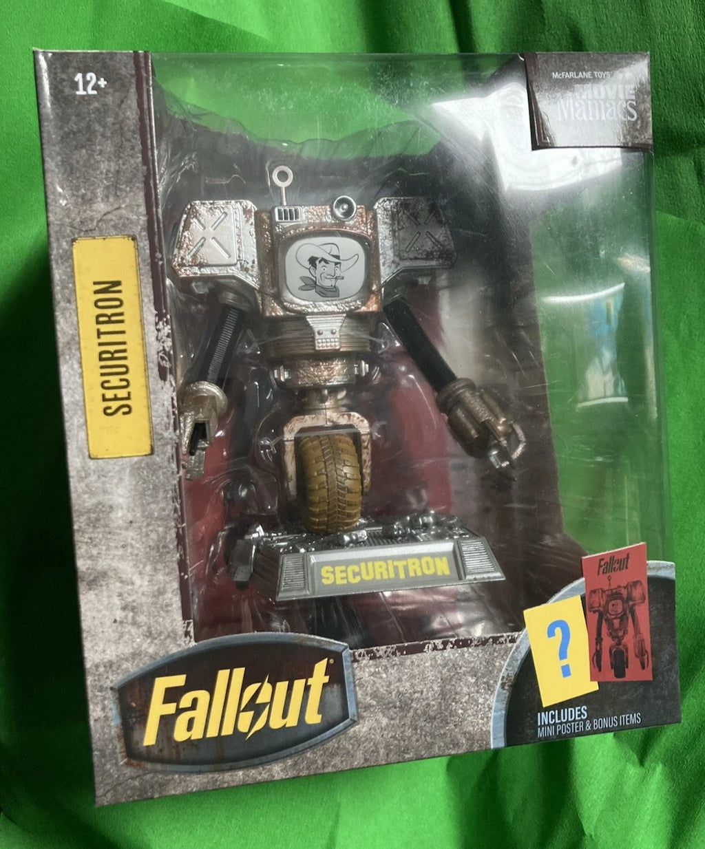 Fallout New Vegas McFarlane Movie Maniacs Securitron Victor Figur Neu & OVP